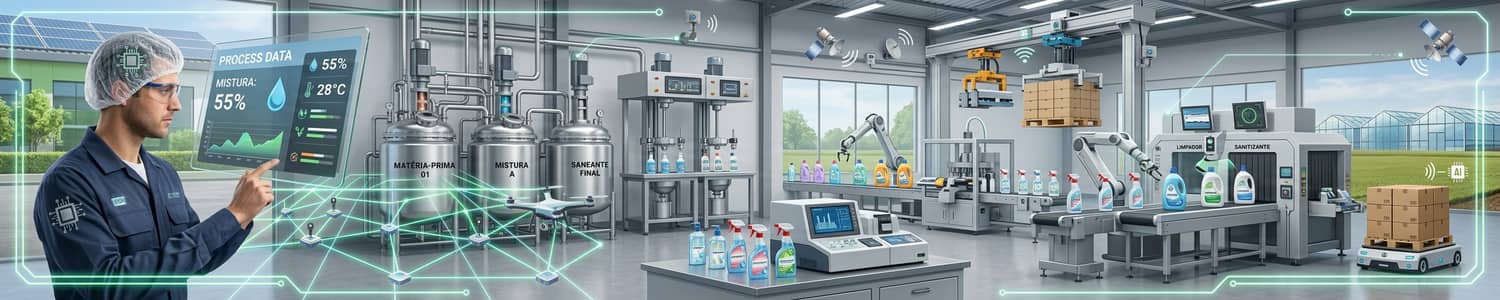 Setor de Química (indústria química, saneantes e cosméticos)